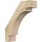 Ekena Millwork 6"W x 20"D x 24"H Merced Rough Sawn Knee Brace, Douglas Fir BRC06X20X24MRC00RDF - alternate 1